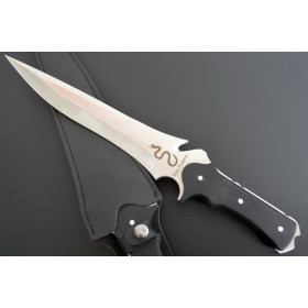 Resident Evil Laosa sabre steel blade knife with cow sheath UD8001 